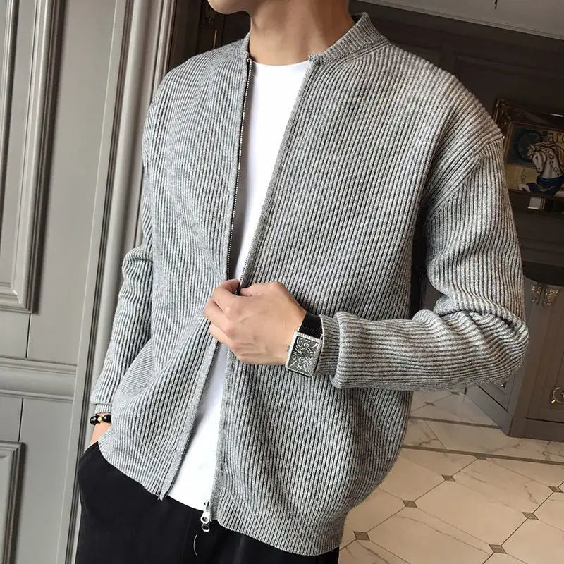 Olivier | Zacht katoenen vest met ritssluiting
