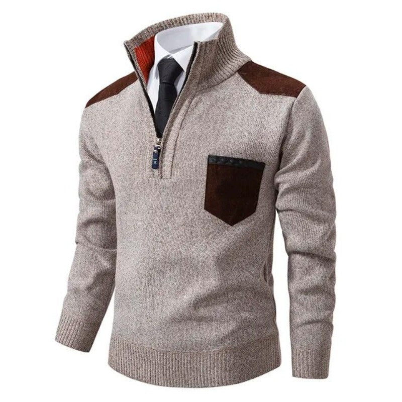 Tiesto | Pullover met kraag en borstzak