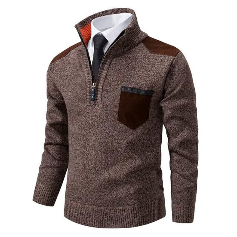 Tiesto | Pullover met kraag en borstzak