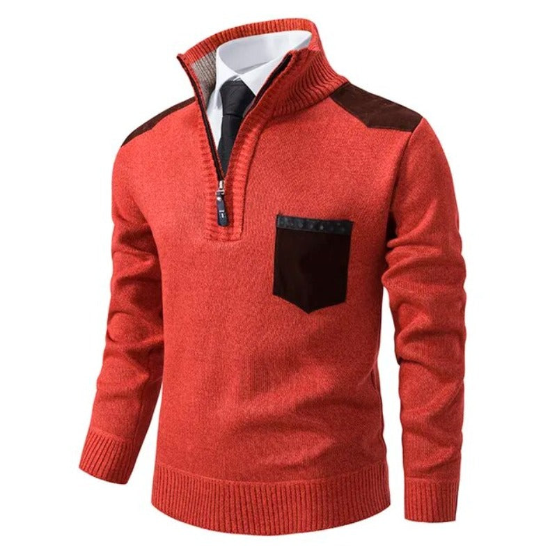 Tiesto | Pullover met kraag en borstzak